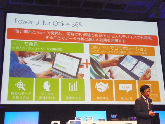 樋口氏いわく、“BIの民主化”を実現するツールが「Power BI for Office 365」