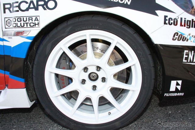 新型WRX STI全日本ラリー仕様車