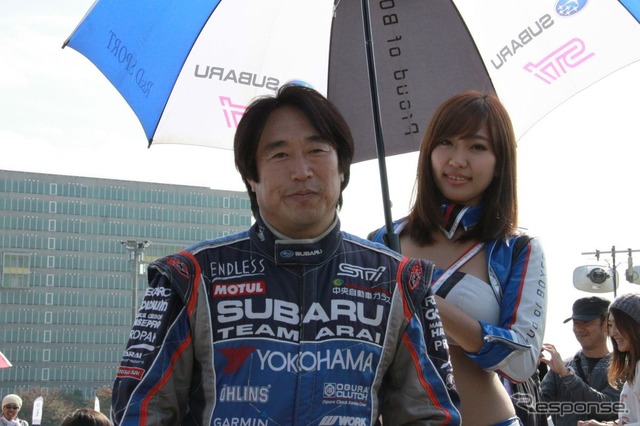 新井敏弘選手