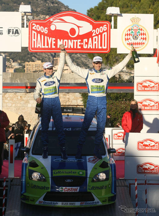 【WRCラリーモンテカルロ】リザルト…開幕勝利はフォード グロンホルム