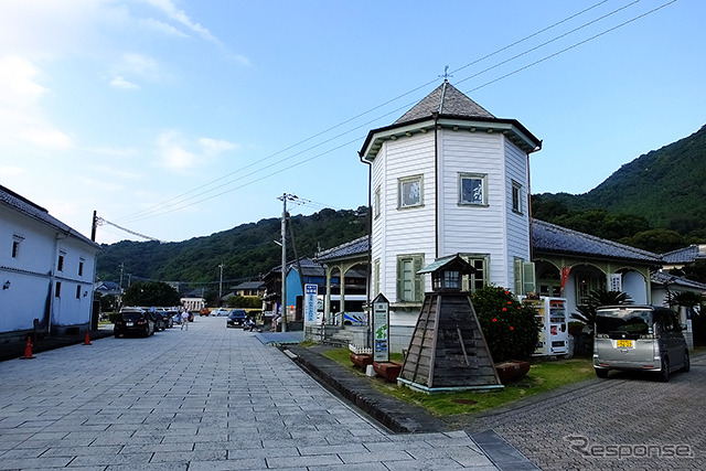 どこか長崎の雰囲気も漂う三角西港