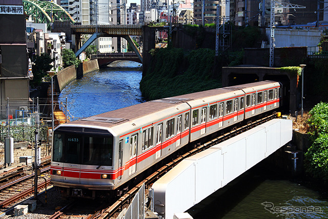 耐震補強工事が実施されている御茶ノ水駅付近