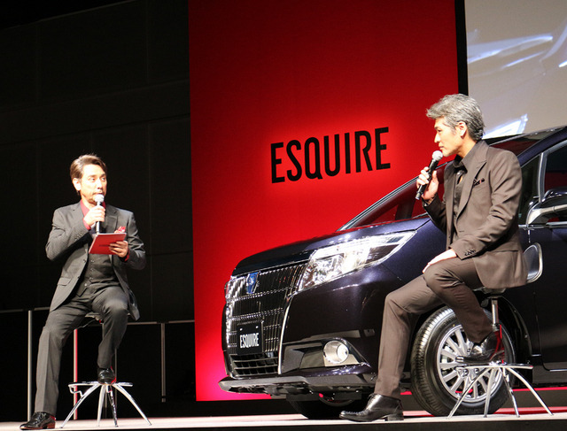 吉川晃司&クリス・ペプラー/トヨタ新型車「ESQUIRE(エスクァイア)」記者発表会