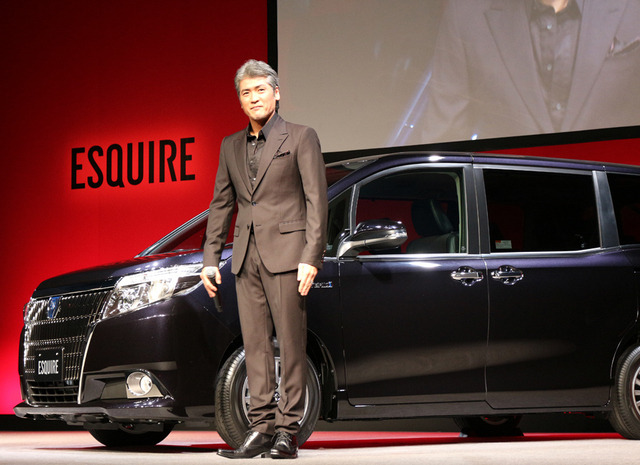 吉川晃司/トヨタ新型車「ESQUIRE(エスクァイア)」記者発表会