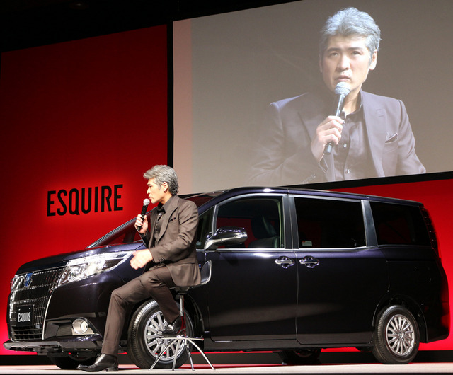 吉川晃司/トヨタ新型車「ESQUIRE(エスクァイア)」記者発表会
