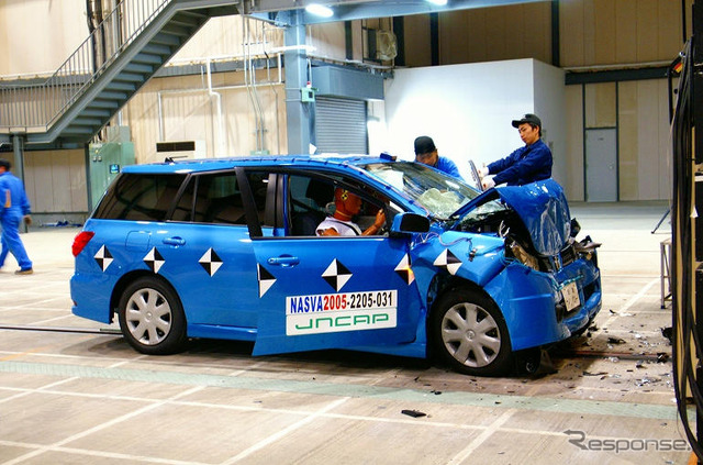 【JNCAP2005】最近のクルマは破損がキャビンに及ばない