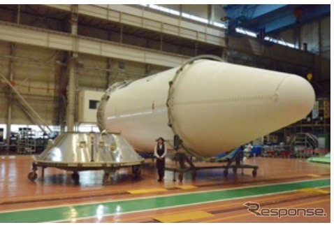 川崎重工、H-IIAロケット用衛星フェアリング(参考画像)