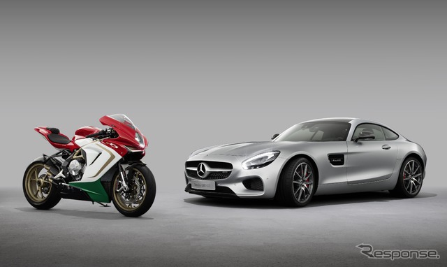 MVアグスタのF3 800 Agoとメルセデス-AMG GT