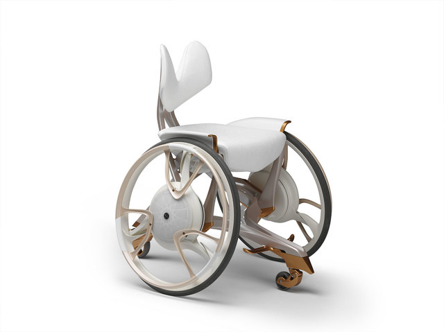 ヤマハと廣川玉枝とのコラボレーショによる車いすのデザインコンセプト「タウルス」