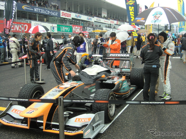 国本は第1レース決勝で4位となる。