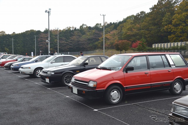 500台の80年代車が富士スピードウェイに集結…ハチマルミーティング2014開催