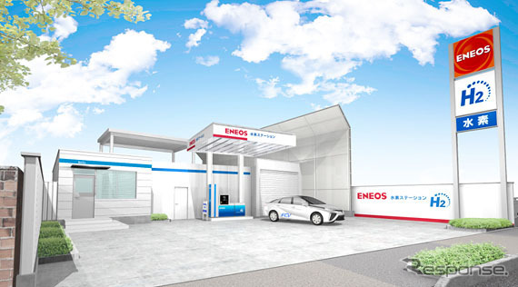 商用水素ステーション ビジュアルイメージ（単独型）