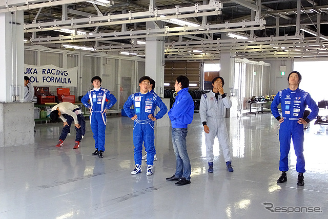 三重県鈴鹿市で11月12日に行われた鈴鹿サーキットレーシングスクール フォーミュラ(SRS-F)スカラシップ選考会