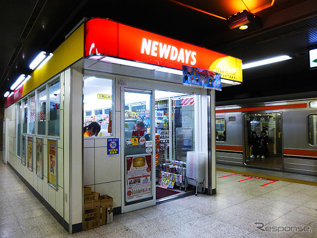 現在の赤い「NEWDAYS」