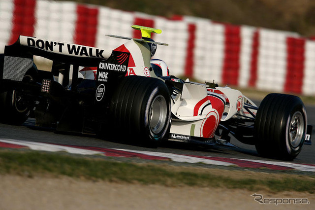 【ホンダF1】バリチェロ、RA106に満足