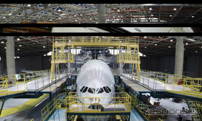 エミレーツ航空、A380初号機の定例整備を終える（2）