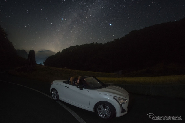 新型 コペン TVCMに、「しし座流星群」動画を募集…流星ドライブ