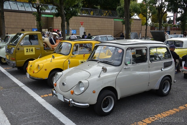 八王子いちょう祭りで200台のクラシックカーがパレード