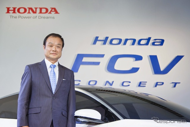 ホンダ FCV コンセプトと伊東孝紳社長