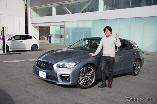 日産 スカイライン ハイブリッド エコラン競争