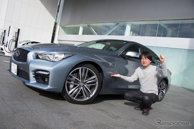 日産 スカイライン ハイブリッド エコラン競争