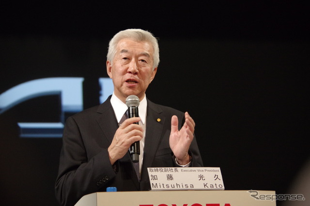 トヨタ自動車 加藤光久副社長