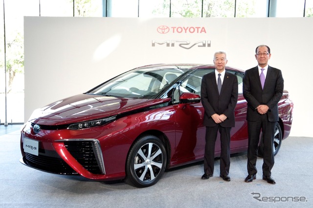 トヨタの燃料電池車 MIRAI（ミライ）発表会