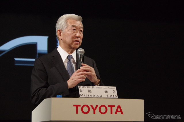 トヨタ自動車 加藤光久副社長
