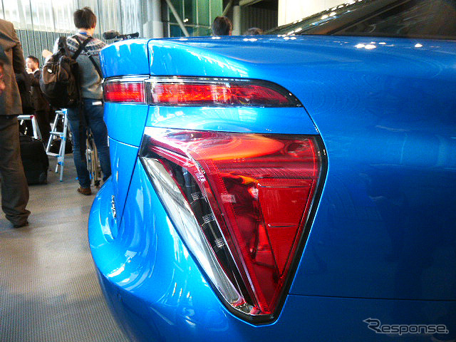 11月18日、日本科学未来館で行われたトヨタFCV『MIRAI』発表会
