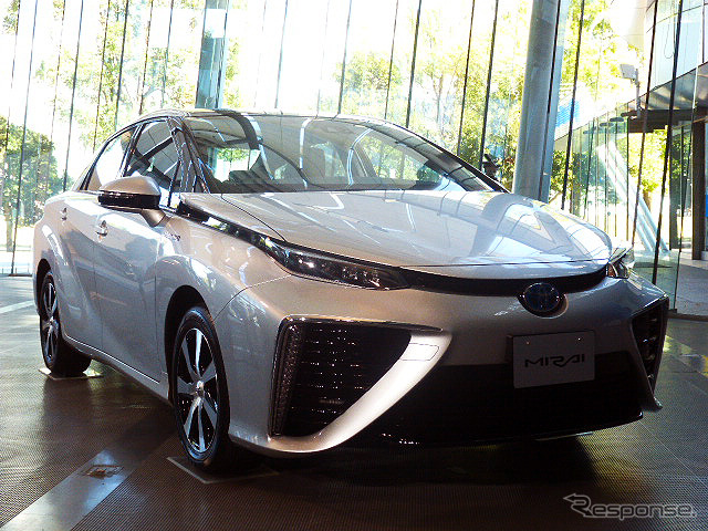 11月18日、日本科学未来館で行われたトヨタFCV『MIRAI』発表会