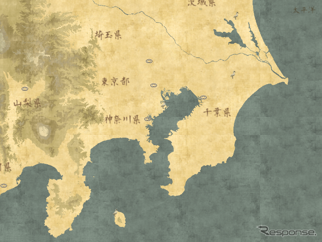 古地図風マップ　イメージ4
