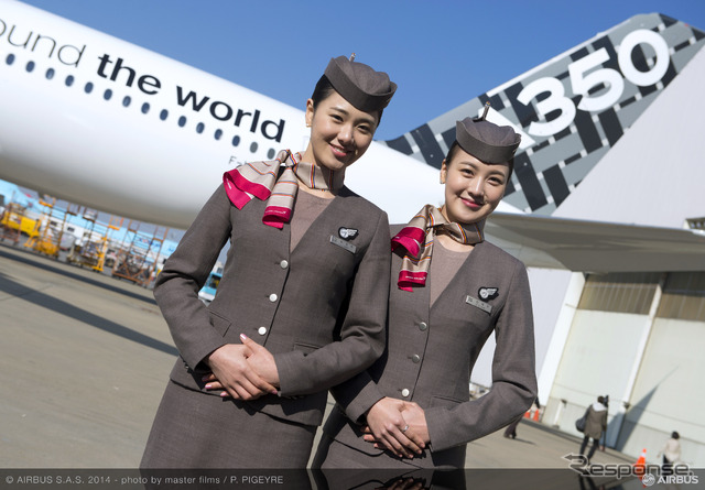 アジア地域でもデモ飛行を開始したエアバスA350-900