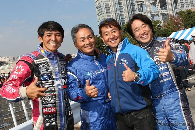 山野哲也選手 / 辰己英治選手 / 佐々木孝太選手 / 新井敏弘選手