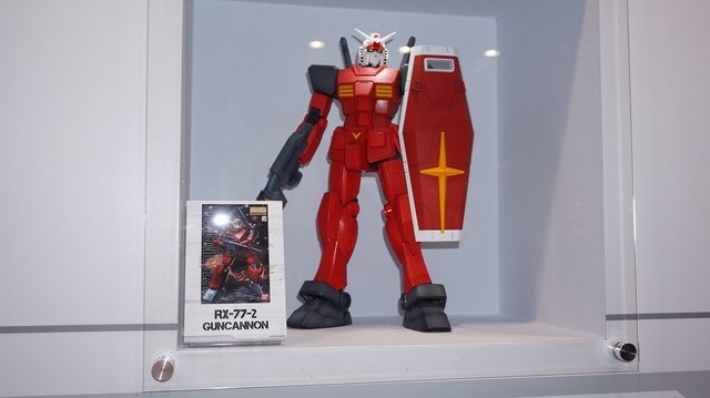 【G-STAR 2014】ガンダムをグフやユニコーン風にアレンジ!「RX-78-2」が36体立ち並ぶガンプラコーナーが熱い