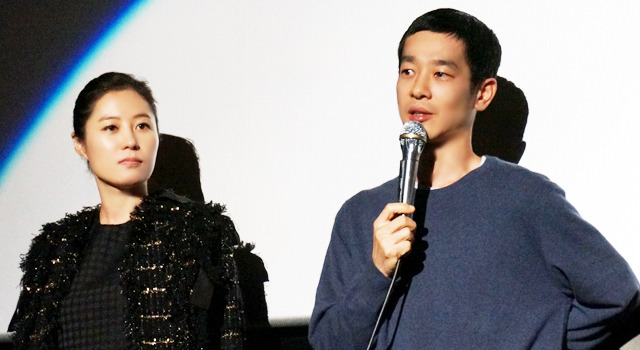 加瀬亮&ムン・ソリ/『自由が丘で』Q&A in 第19回釜山国際映画祭