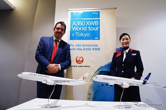 日本航空向けの機体引渡しは2019年を予定。