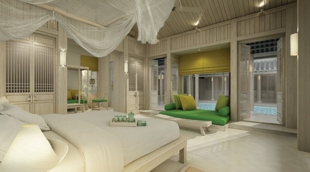 「シックスセンシズ 青城山」プールヴィラ。(c)Six Senses Hotels Resorts Spas