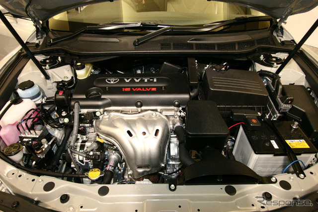 【トヨタ カムリ 新型発表】エンジンは摩擦低減で性能向上