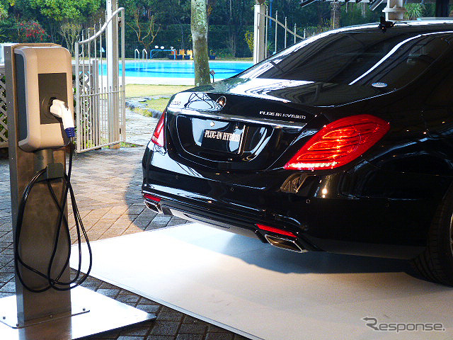 11月25日、千葉・幕張で行なわれた『S 550 プラグインハイブリッド ロング』発表会