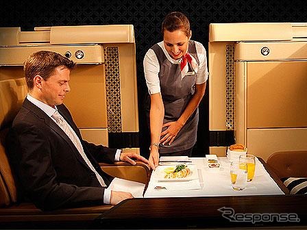 エティハド航空の機内サービス
