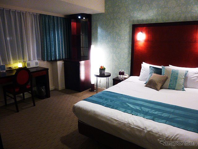 メルキュールホテル銀座東京が11月26日に報道公開した期間限定「ぐっすりナイトルーム」。料金は23550円から