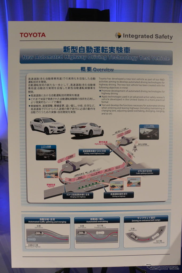 トヨタ自動車 安全技術説明会