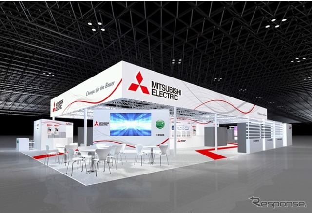 エコプロダクツ2014での三菱電機ブースのイメージ
