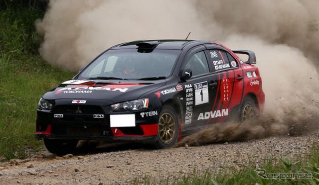 JN6クラス「ADVAN PIAAランサー」（奴田原文雄／佐藤忠宜選手）