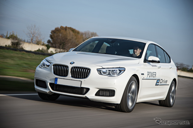 BMW 5シリーズGT の PHVプロトタイプ