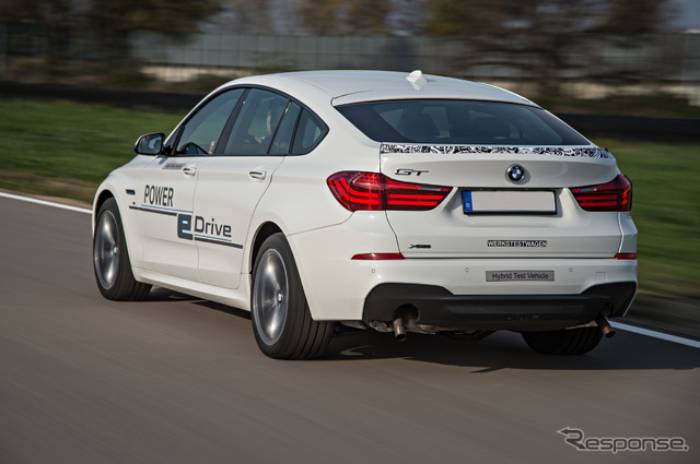 BMW 5シリーズGT の PHVプロトタイプ