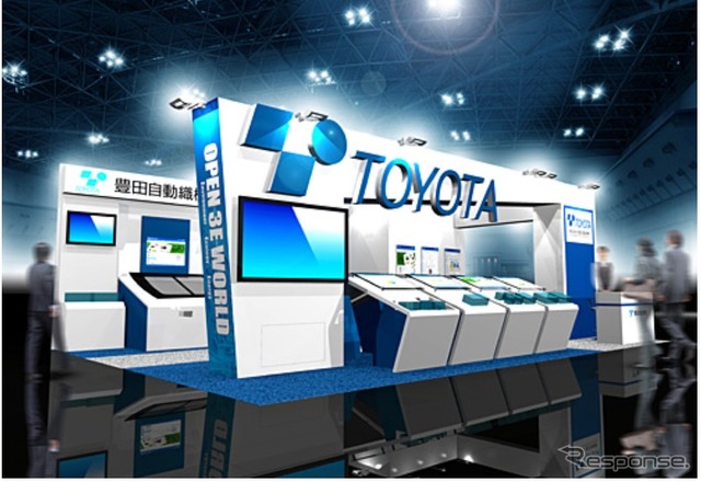 豊田自動織機「人とくるまのテクノロジー展2014名古屋」ブースのイメージ