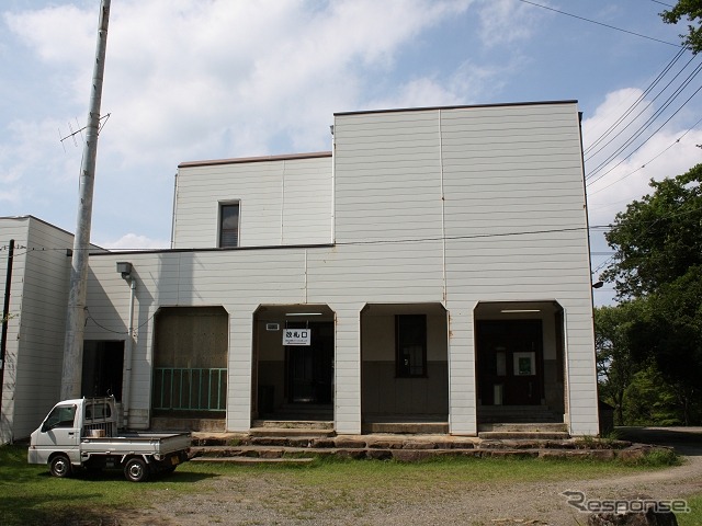 叡山ケーブルのケーブル比叡駅。同駅で連絡している叡山ロープウェイもナイター運行を実施する。
