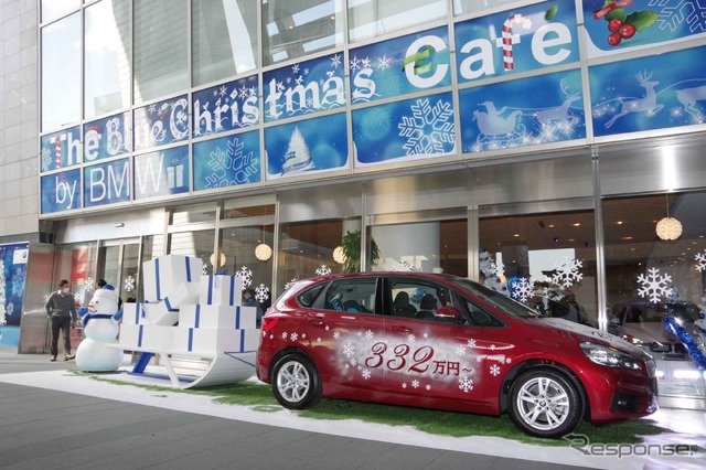 東京・六本木ヒルズカフェ/スペースに期間限定オープンする「The Blue Christmas Cafe by BMW」