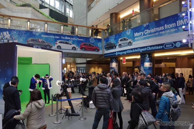 東京・六本木ヒルズカフェ/スペースに期間限定オープンする「The Blue Christmas Cafe by BMW」